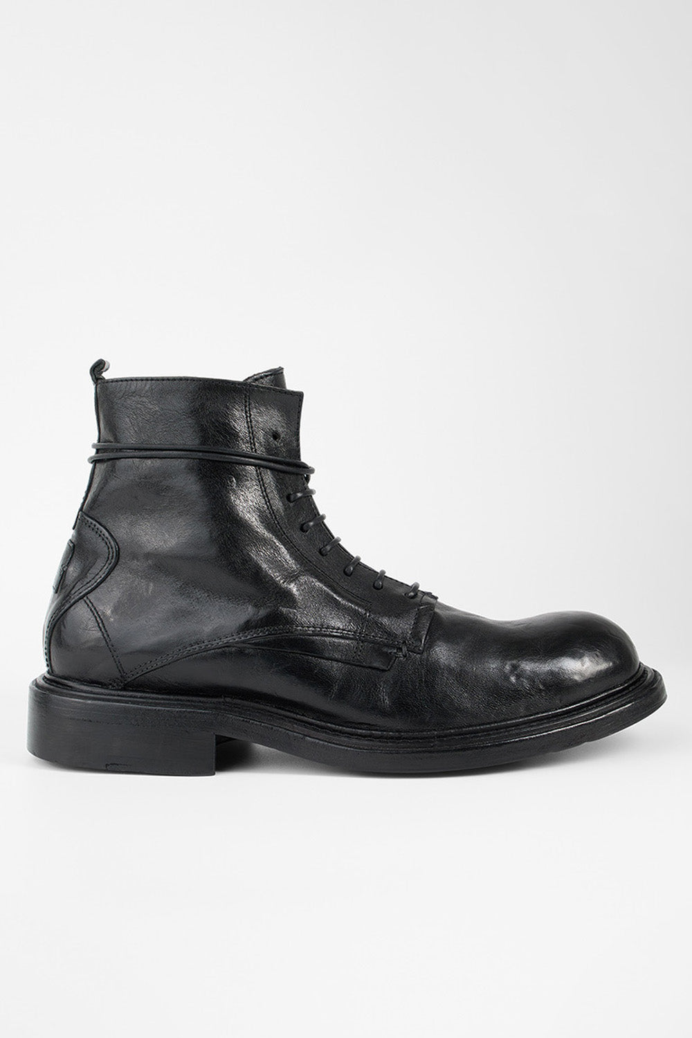 BOLTON black lace up boots | untamed street – UNTAMED STREET display picture 3