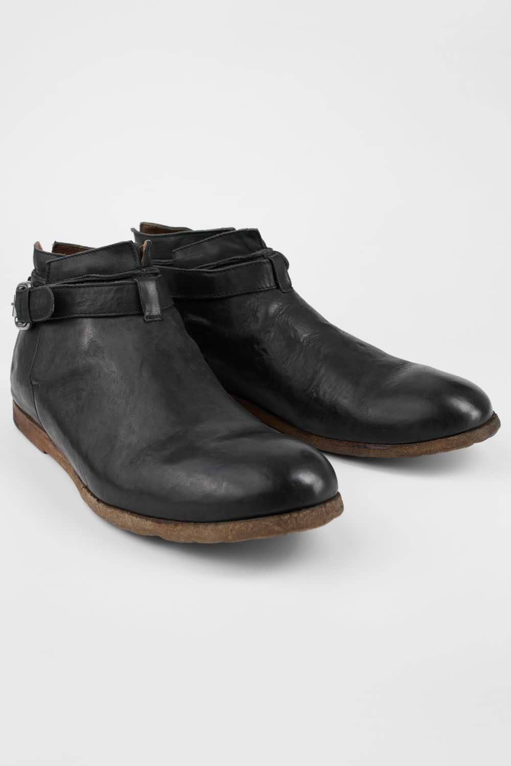 Bruce Rappaport Boot BRUCE black buckle ankle boots | untamed street – UNTAMED STREET