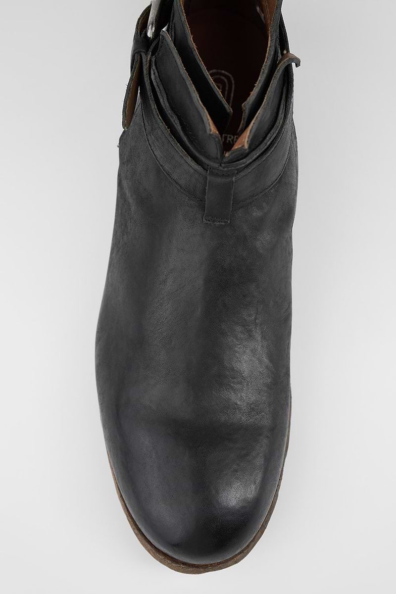 Bruce Rappaport Boot BRUCE black buckle ankle boots | untamed street – UNTAMED STREET