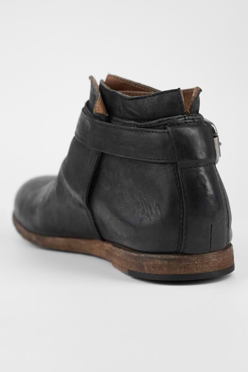 BRUCE black buckle ankle boots | untamed street – UNTAMED STREET