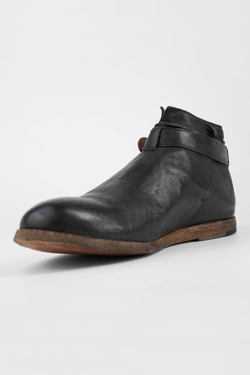 Bruce Rappaport Boot BRUCE black buckle ankle boots | untamed street – UNTAMED STREET