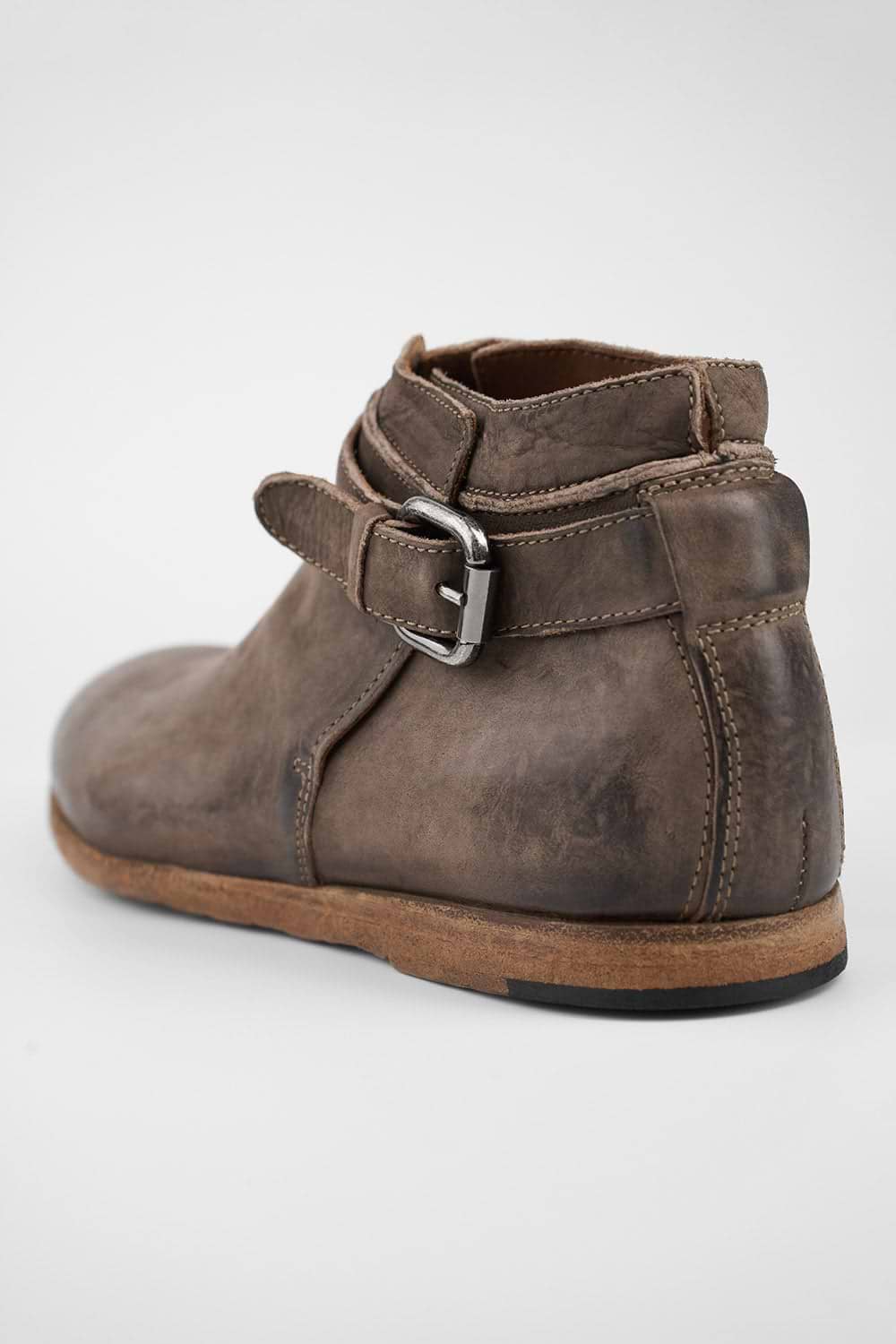BRUCE brown buckle ankle boots | untamed street – UNTAMED STREET