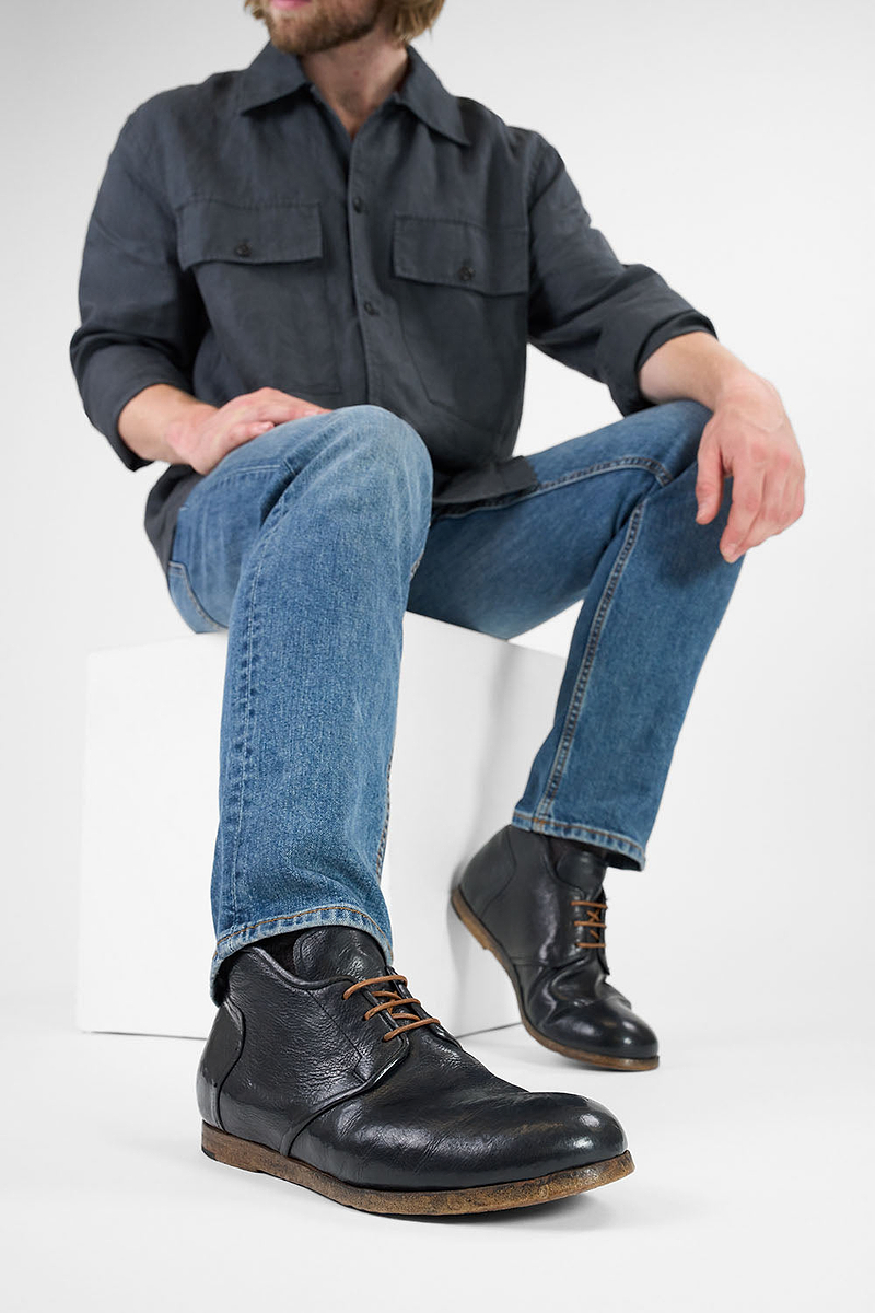 BRUCE black chukka boots | untamed street – UNTAMED STREET