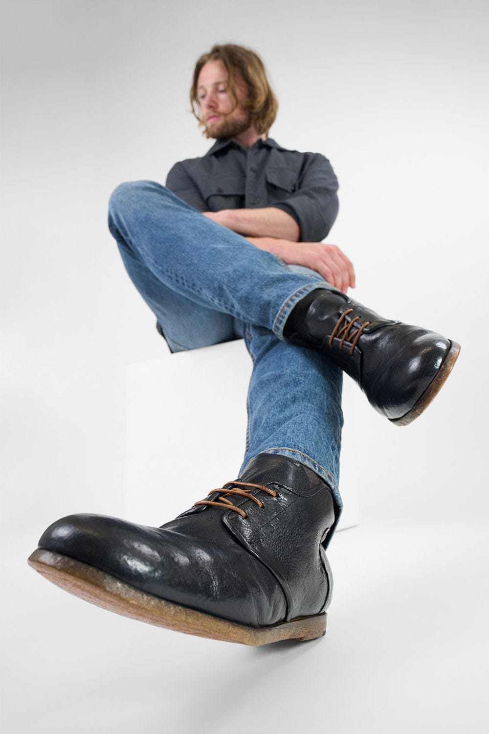 Bruce Rappaport Boot BRUCE black chukka boots | untamed street – UNTAMED STREET