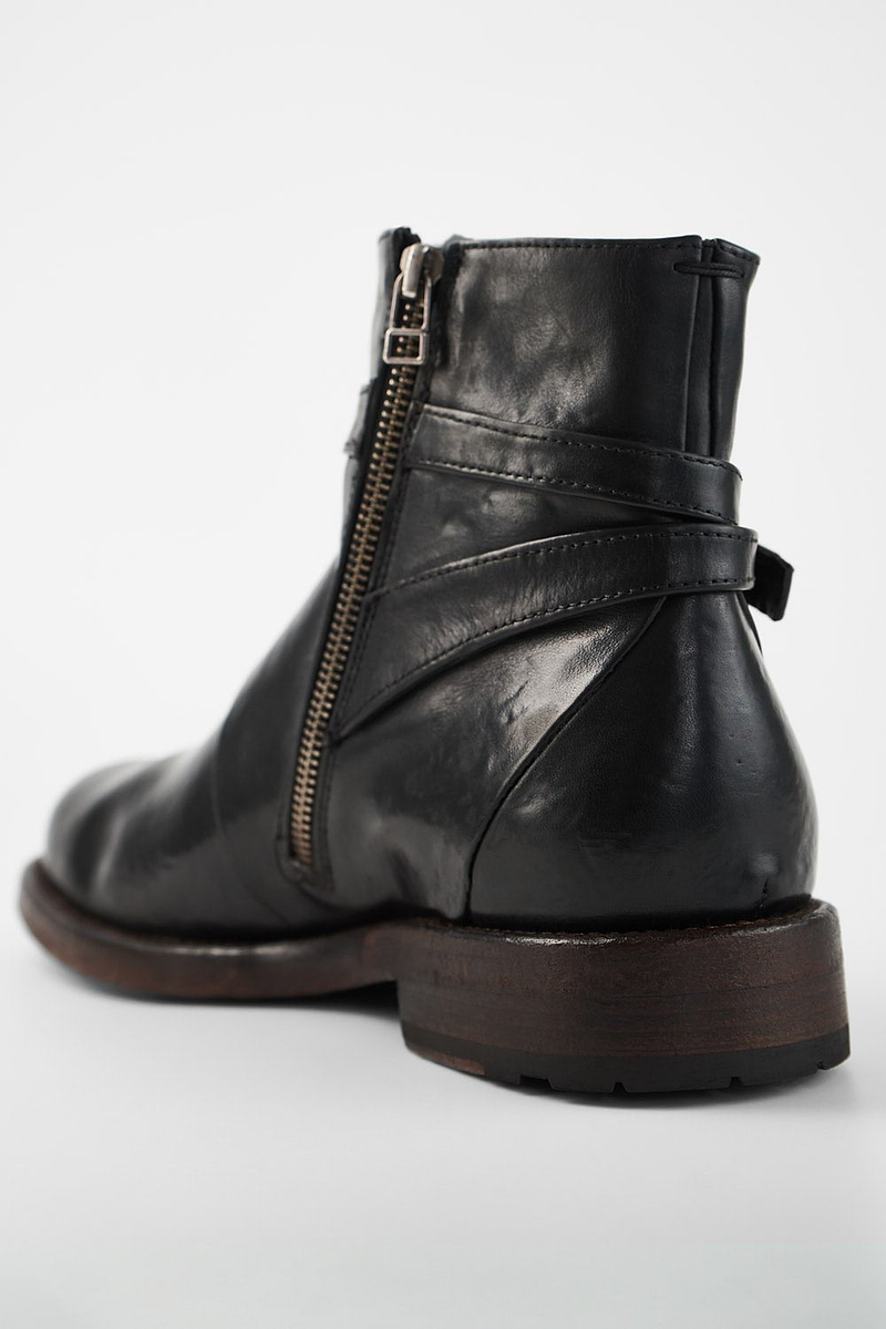EYTON black laceless boots | untamed street – UNTAMED STREET