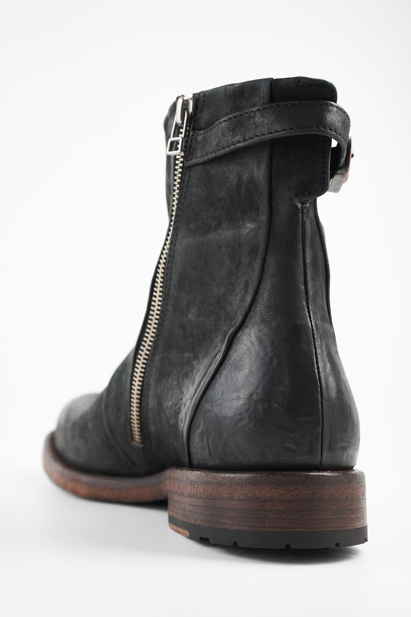 EYTON black laceless ankle boots | untamed street – UNTAMED STREET