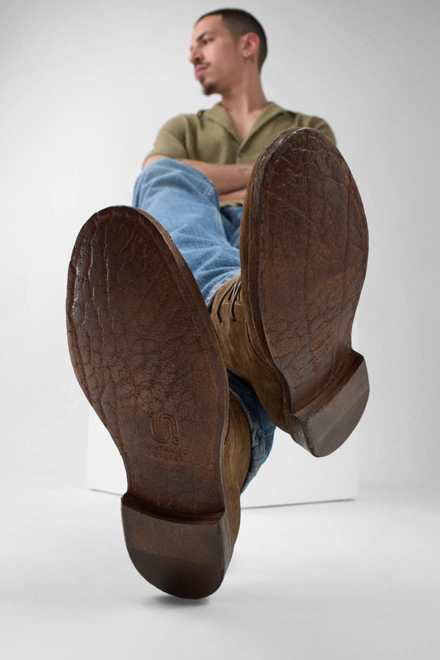 HAVEN mid-brown suede chukka boots | untamed street – UNTAMED STREET