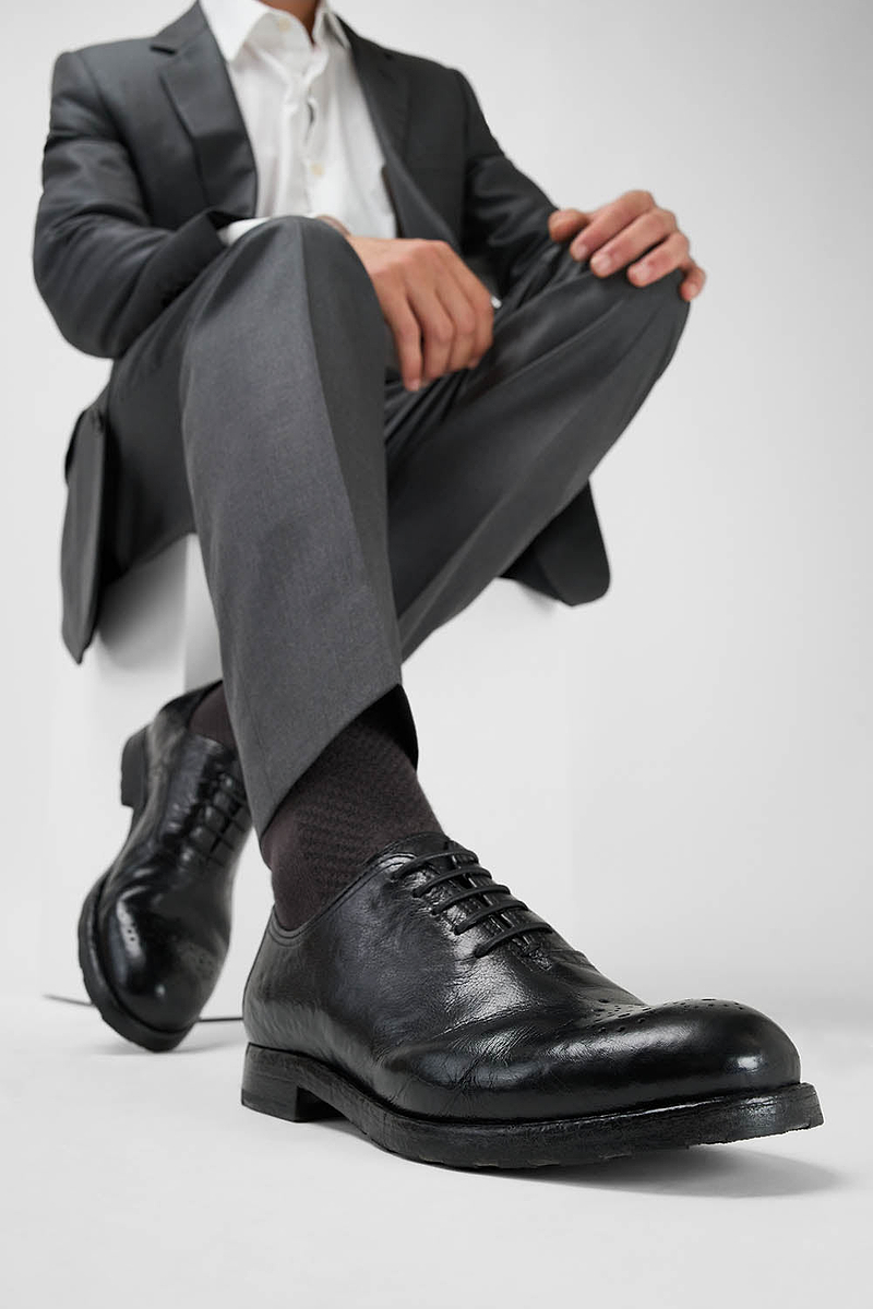 ASTON black oxford shoes
