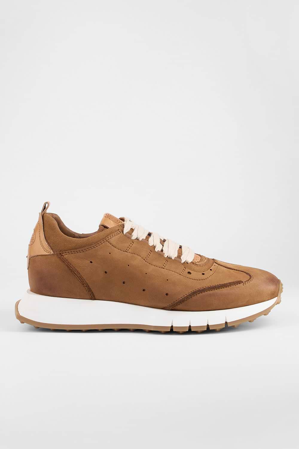 PEARCE brown nubuck wingtip runners | untamed street – UNTAMED STREET
