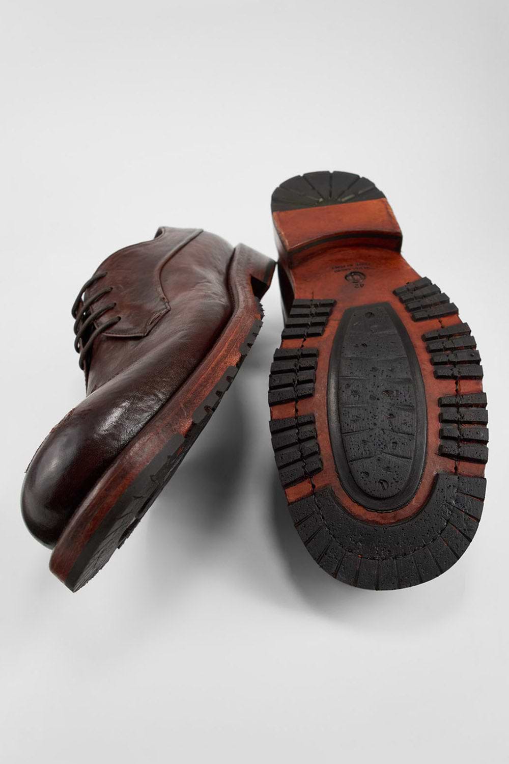 SCOTT dark-terra derby shoes.
