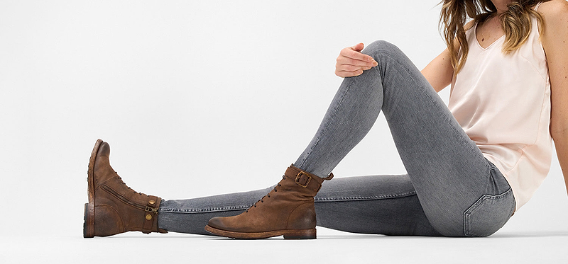 SLOANE brown lace-up boots | untamed street – UNTAMED STREET display picture 1