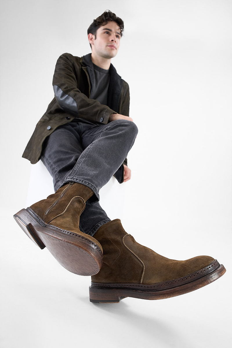 YORK tundra suede welted laceless boots | untamed street – UNTAMED