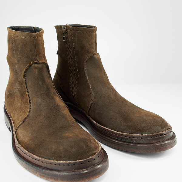 YORK tundra suede welted laceless boots | untamed street  display picture 1