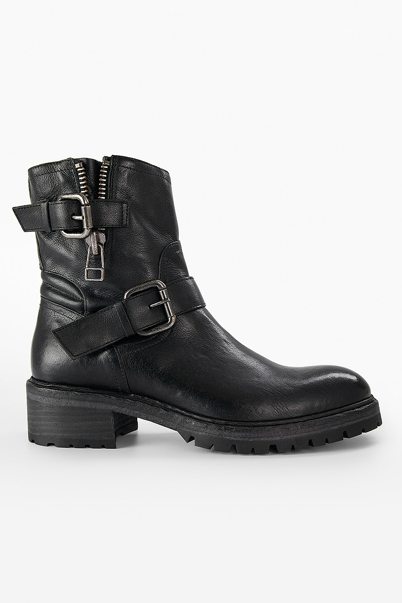 urban biker boots RADNOR urban-black short bikers