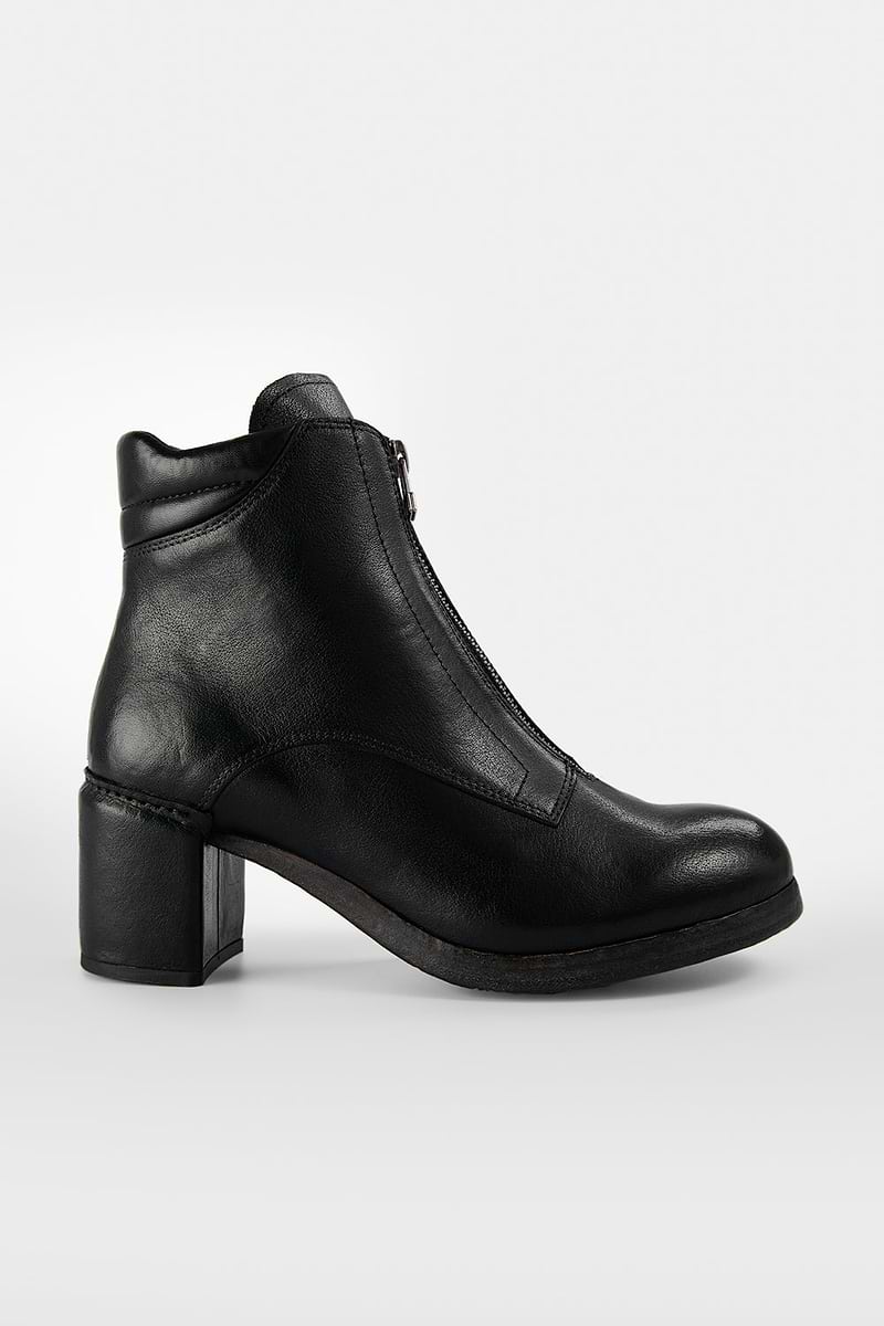 MADISON black front-zip boots | untamed street UNTAMED STREET MADISON black front-zip boots | untamed street UNTAMED STREET