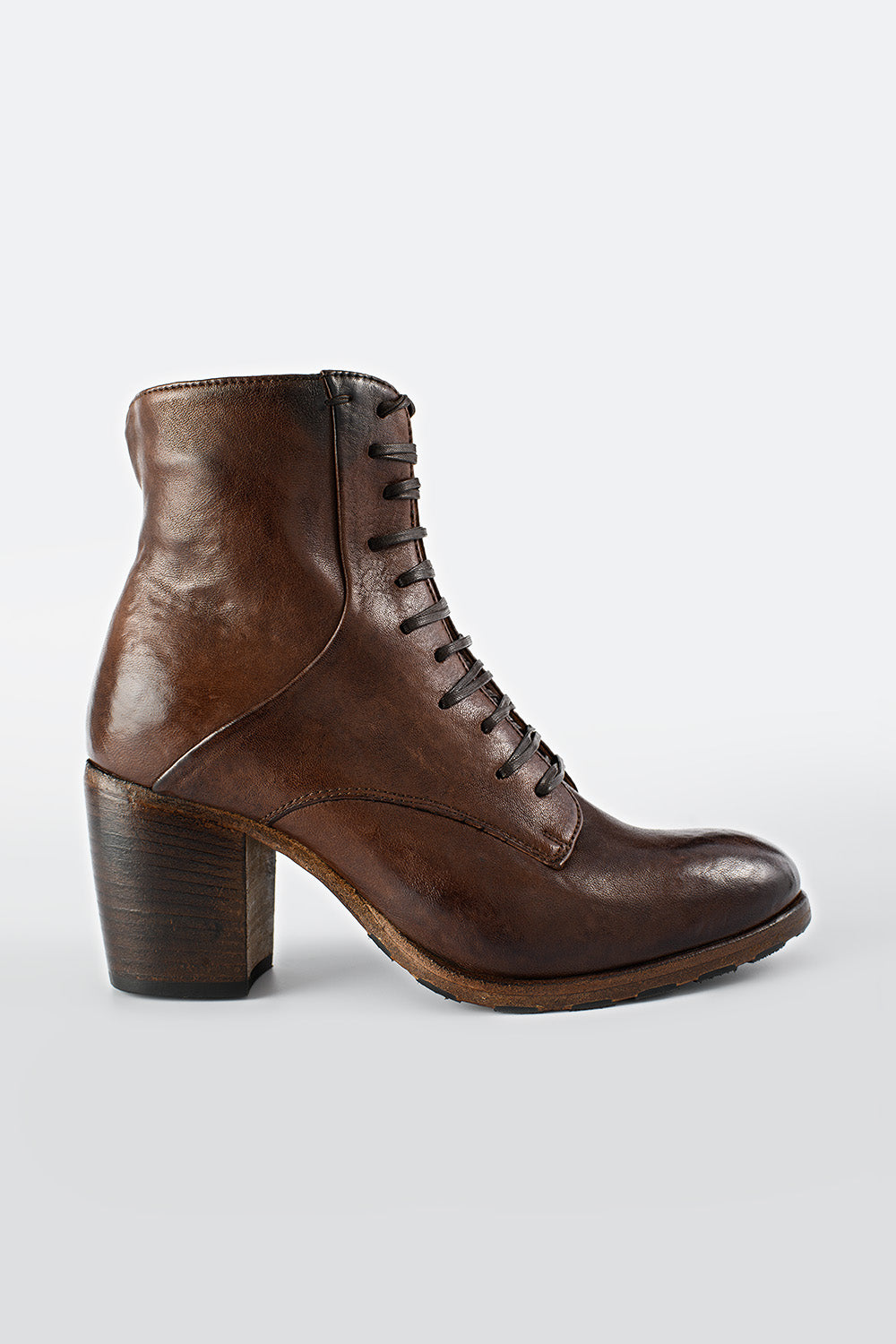 brown lace up dress boots Brown Leather Victorian Ankle Boots