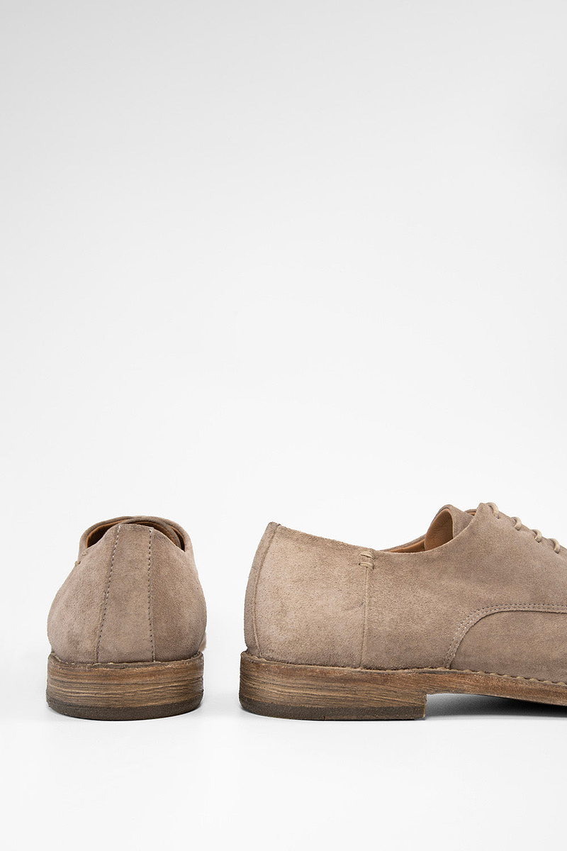 Untamed Street HAVEN sandstone suede apron derby shoes HAVEN light-brown suede apron derby shoes | untamed street  main image 2