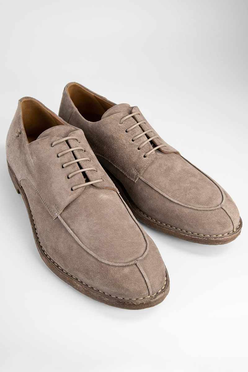 Untamed Street HAVEN sandstone suede apron derby shoes HAVEN light-brown suede apron derby shoes | untamed street  main image 4