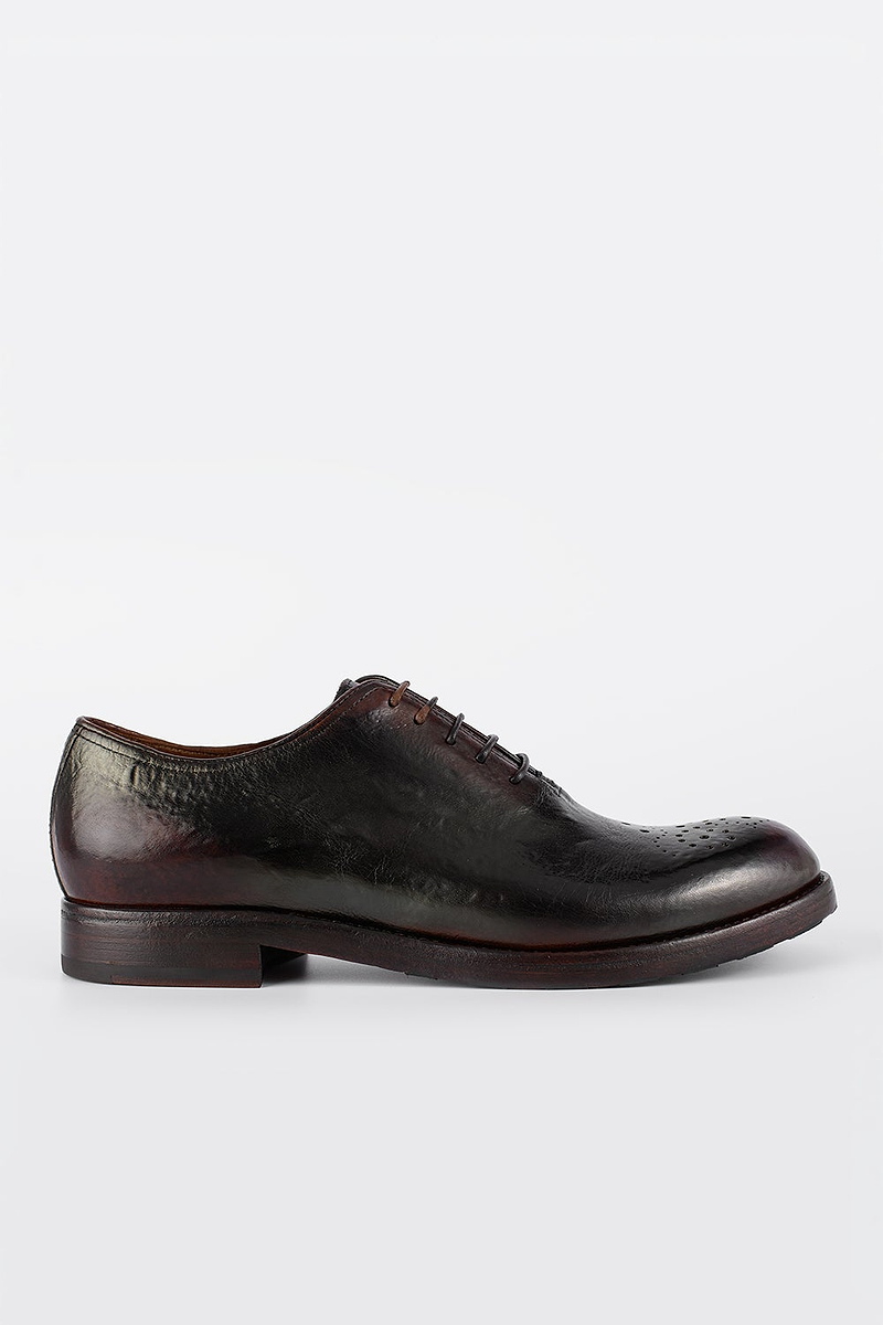 slim fit dress slacks ASTON black oxford shoes