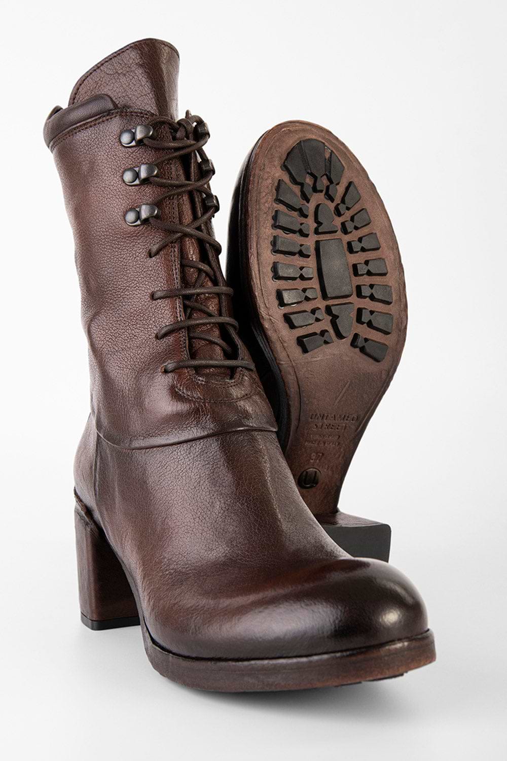 MADISON brown high commando boots | untamed street – UNTAMED STREET